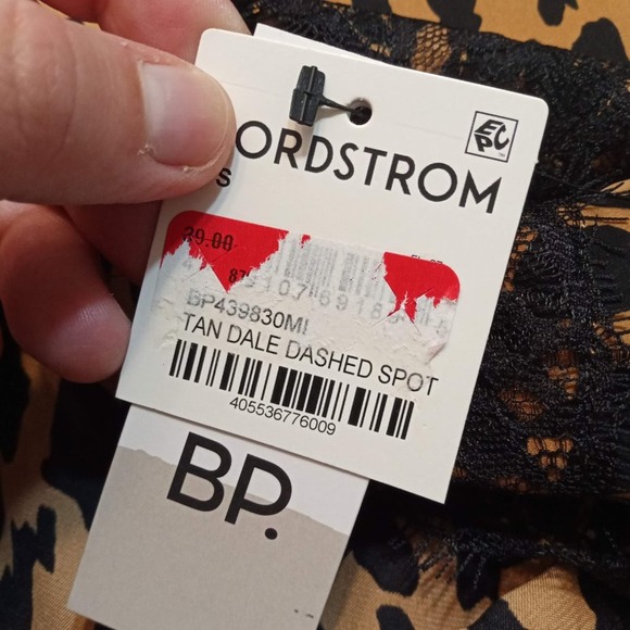 BP Leopard Print Camisole Lace Trim Small Tank‎ - Picture 6 of 6